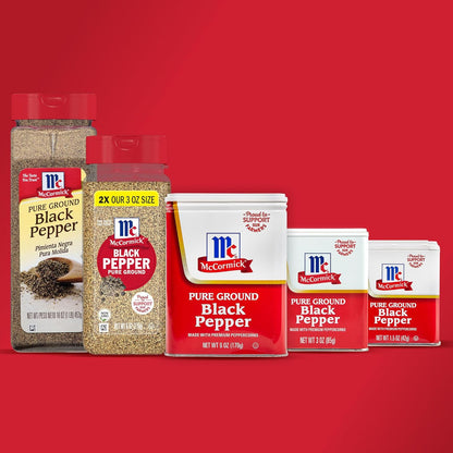 McCormick Pure Ground Black Pepper 6 oz – Streamlined Seasoning for the Minimalist Kitchen