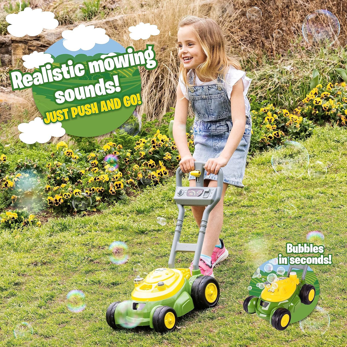 mechanical revving sounds on each push for sensory feedback