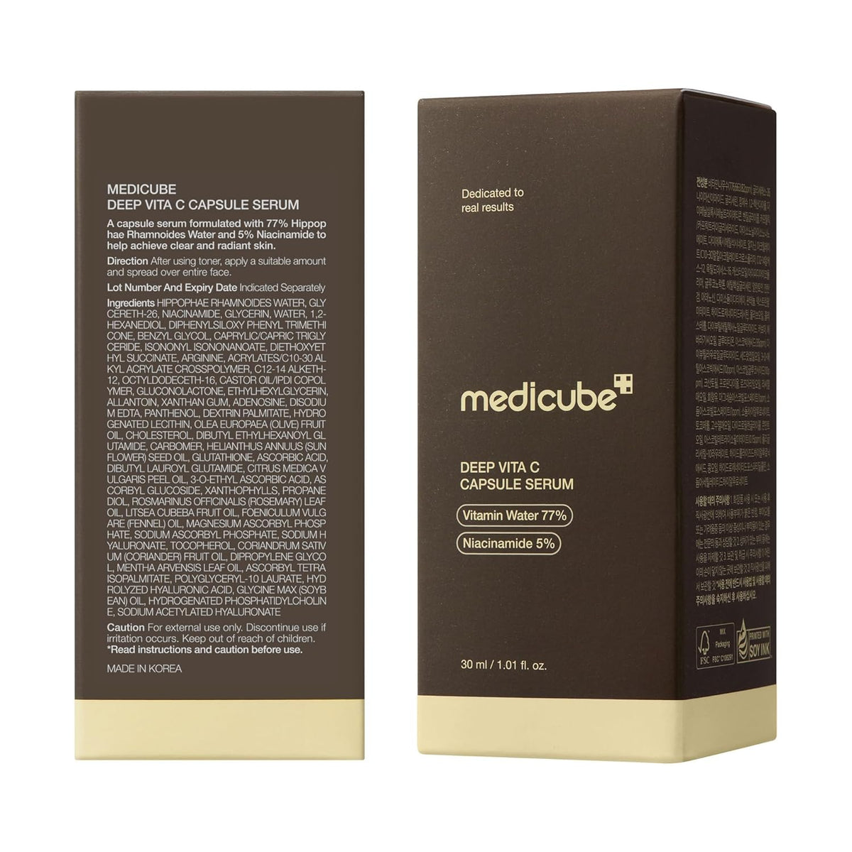 medicube Deep Vitamin C Capsule Serum – Clean-Design Vanity Staple for a Clutter-Free Morning Glow Step
