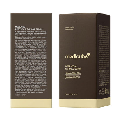medicube Deep Vitamin C Capsule Serum – Clean-Design Vanity Staple for a Clutter-Free Morning Glow Step