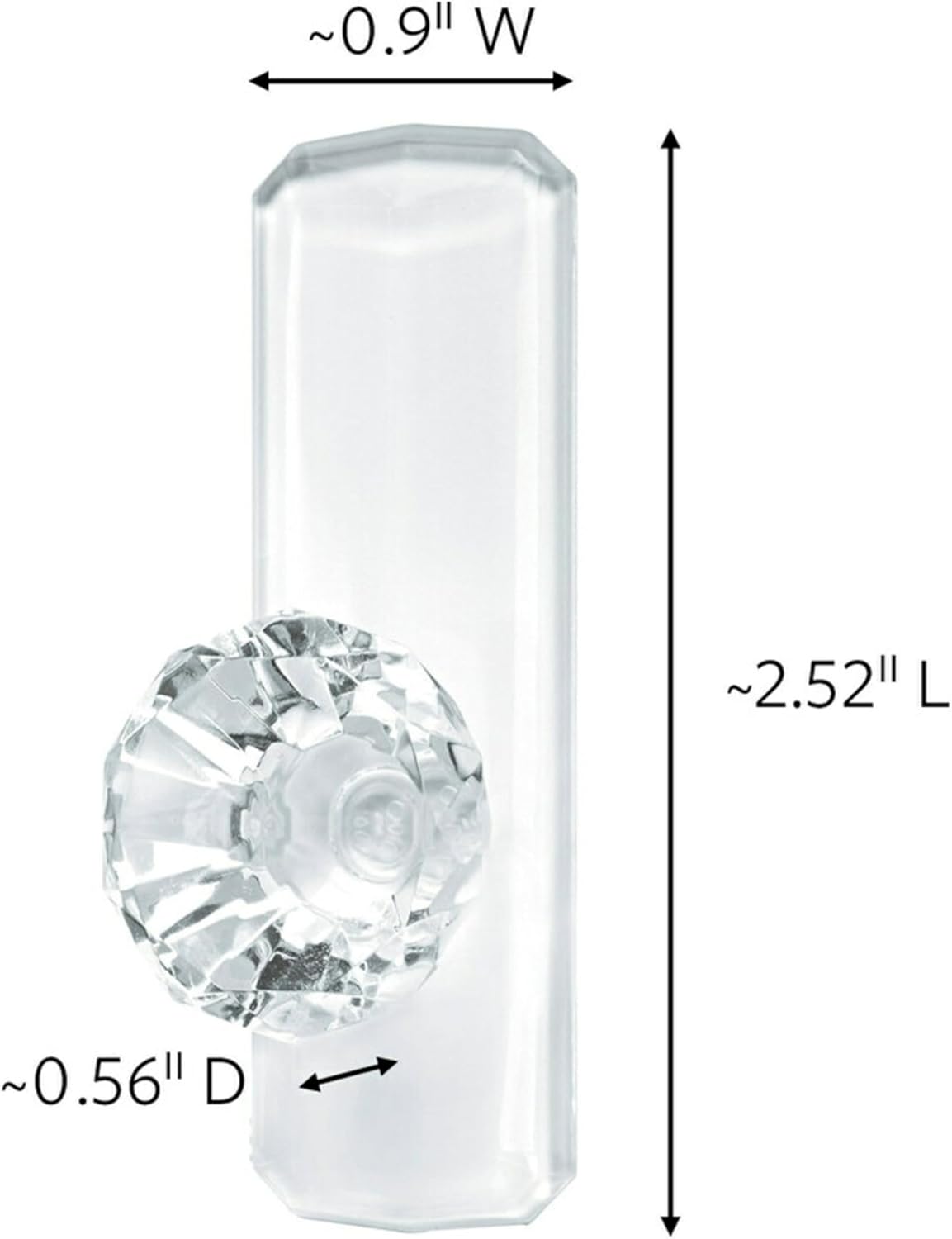 medium 2 lb weight capacity per hook for jewelry, accessories, and lightweight items