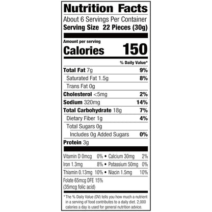 mega bite size — larger cracker format than classic goldfish for bigger crunch