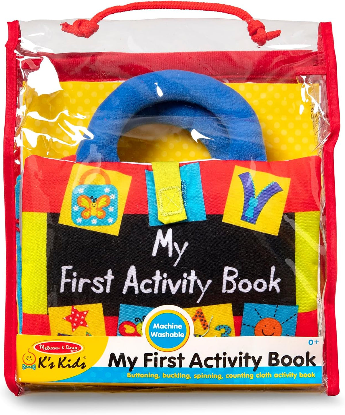 Melissa & Doug Cloth Activity Book – One Compact Book Replacing Several Single-Use Toys in a Minimalist Home