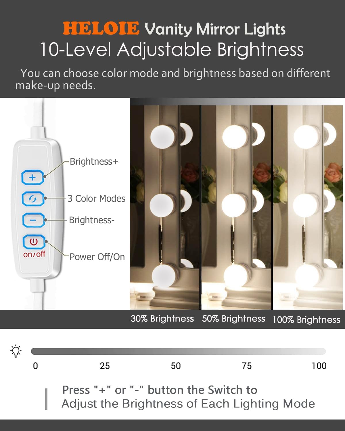 memory function that recalls the last lighting setting after power-off