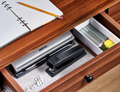 metal body construction for desktop stability and long service life