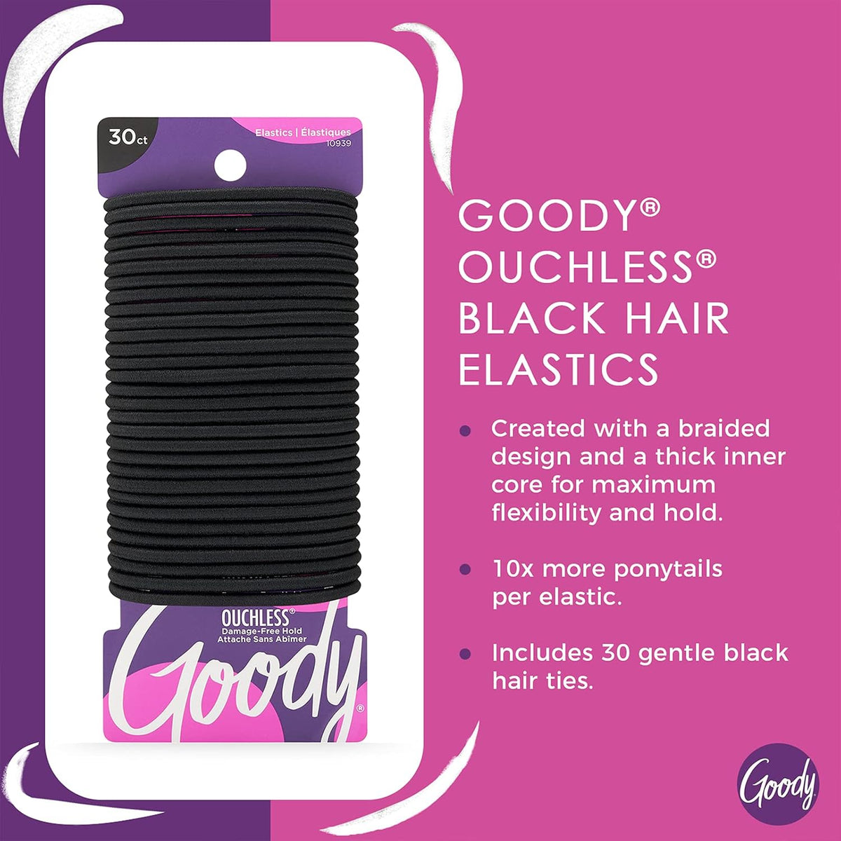 metal-free seamless construction that eliminates snagging and pulling