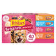 Chicken, Ocean Whitefish & Tuna, Salmon & Beef, Chicken & Tuna - 5.5 Ounce (Pack of 40)