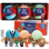 Halloween Party Favor Bath Bombs with Surprise Toy – Classroom Treat & Trick-or-Treat Handout for Kids