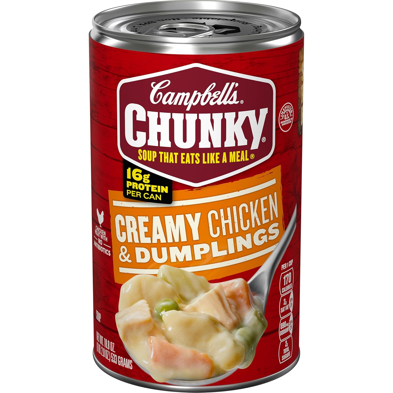 microwavable ready-to-serve bowl format (15.25 oz gumbo variant)