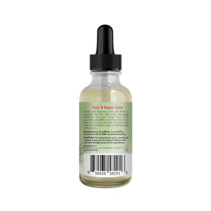Mielle Organics Rosemary Mint Light Hair Oil – Clean Design Essential Oil Blend for the Considered Vanity