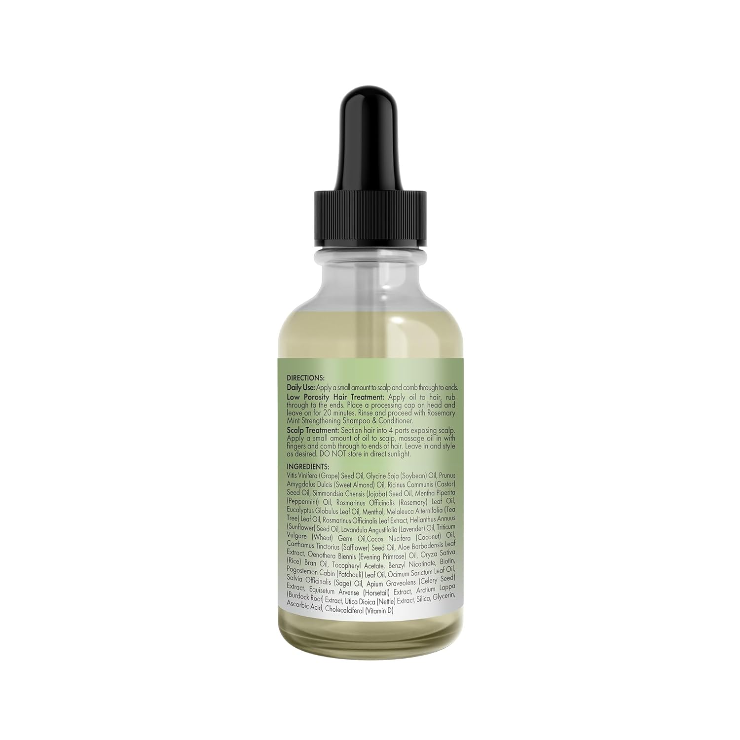 Mielle Organics Rosemary Mint Light Hair Oil – Clean Design Essential Oil Blend for the Considered Vanity