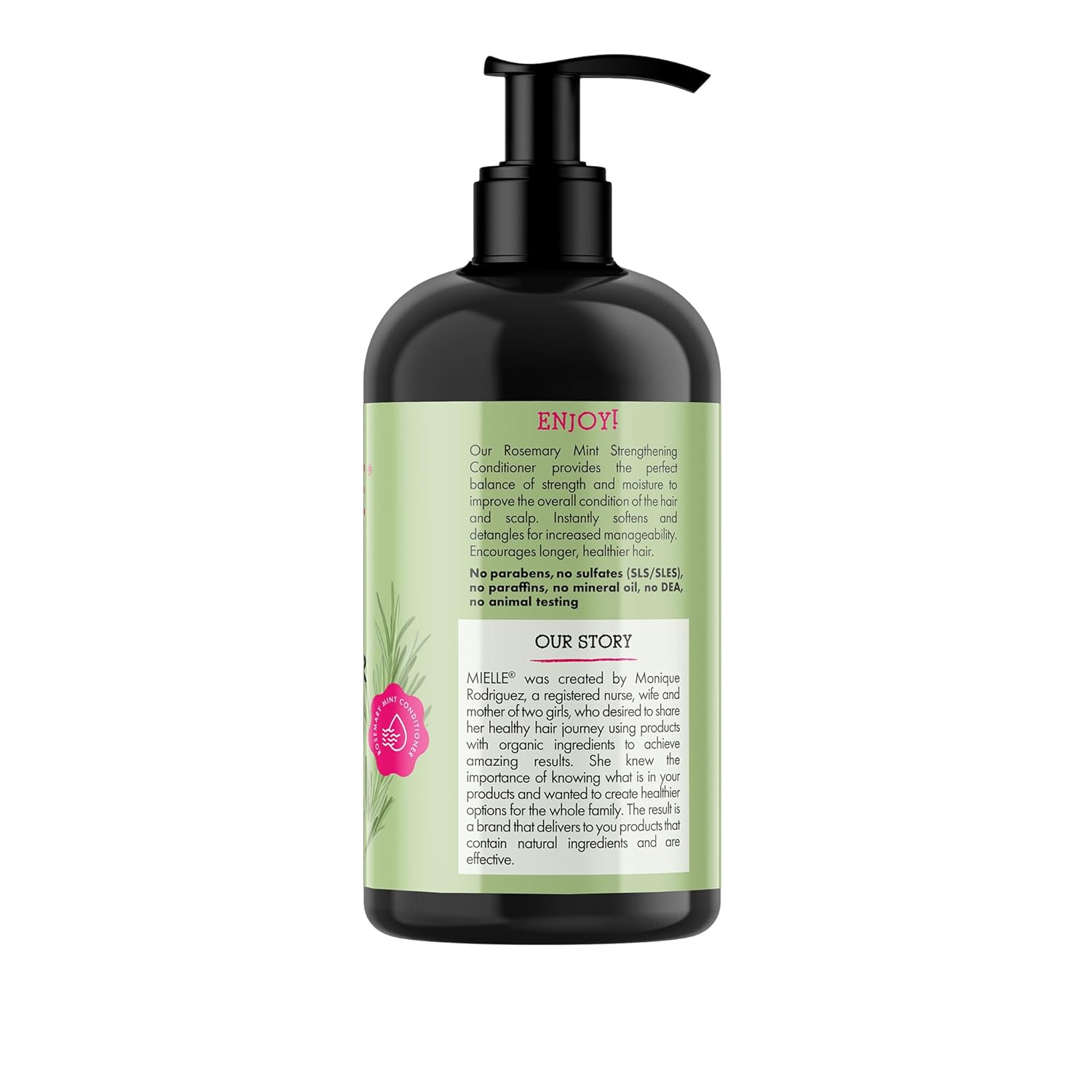 Mielle Organics Rosemary Mint Strengthening Conditioner – High-End Hair Investment for Women & Men Seeking Salon Results, 12 oz