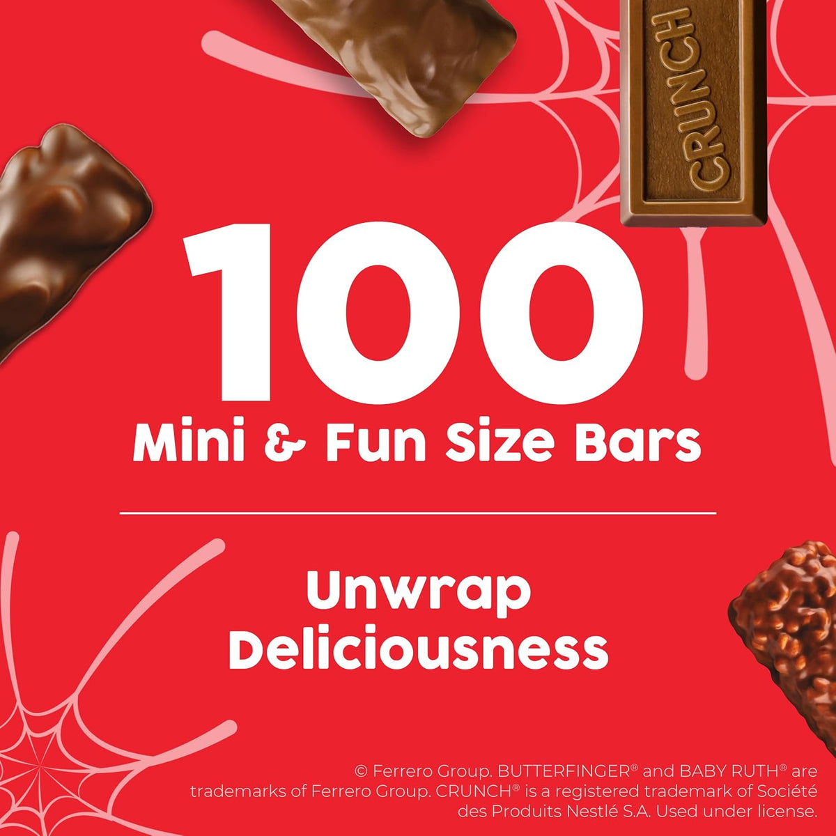 milk chocolate base with peanut butter, crisped rice, caramel, peanuts, and nougat variety profiles