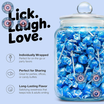 mini lollipop size designed for child grip and portion control