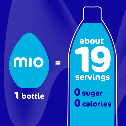 mio Orange Tangerine Squeeze Bottle – Travel Sized Drops for Camping and Picnic Adventures