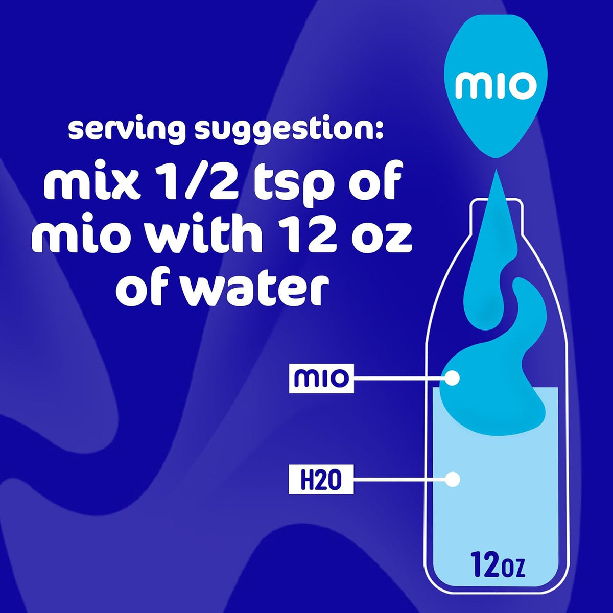 mio Orange Tangerine Squeeze Bottle – Travel Sized Drops for Camping and Picnic Adventures