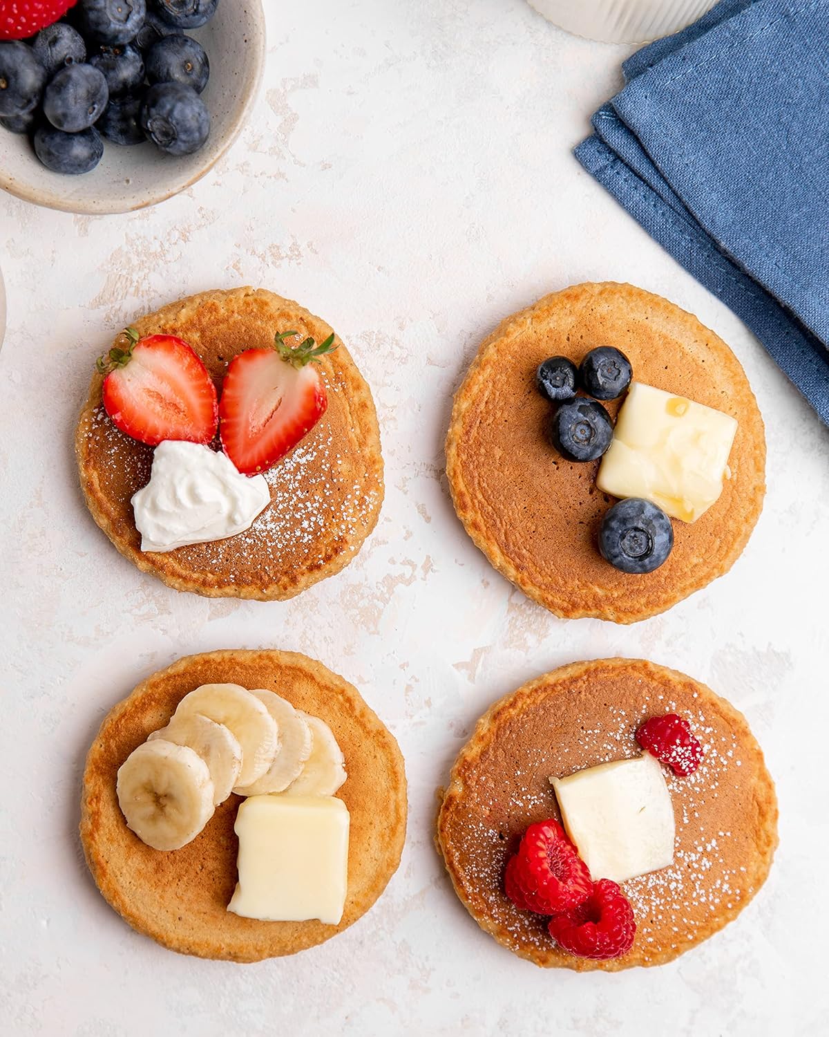 Miss Jones Baking Gluten Free Pancake & Waffle Mix - Family Friendly Breakfast Kids Love Without Artificial Sweeteners