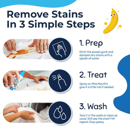 Miss Mouth's Messy Eater Stain Remover – Low-Stress Laundry Helper for Mindful Households