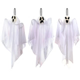 JOYIN Hanging Halloween Ghosts – 3-Pack Outdoor Patio & Lawn Decor, Swaying Flying Ghost Figures for Front Yard