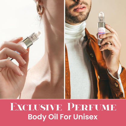 MOBETTER FRAGRANCE OILS Powder Fresh Scent Perfume Fragrance Body Oil Unisex - Romantic Valentine's Day Gift for Mom and Wife