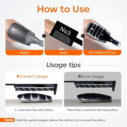 Modelones Cat Eye Nail Magnets – Simple All-in-One Tool Set for an Uncluttered Vanity