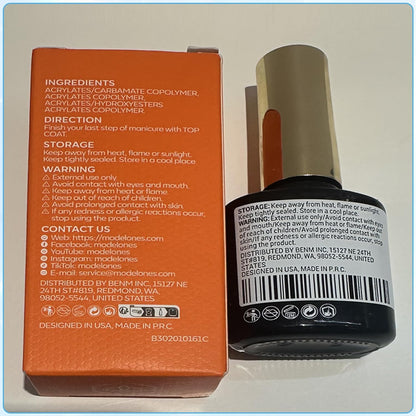 modelones Gel Top Coat – Premium Salon-Grade Gloss for an Elevated Home Manicure