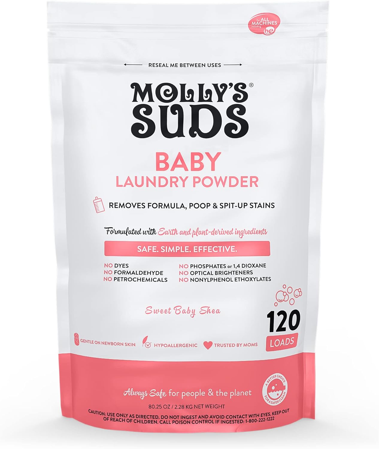 Molly's Suds Baby Laundry Detergent – Premium Baby Shower Gift for Parents Building a Chemical-Free Nursery