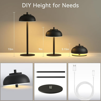 Moragin Modern Dimmable Table Lamps with Gift-Ready Finish – Valentine's Day and Mother's Day Present for Women