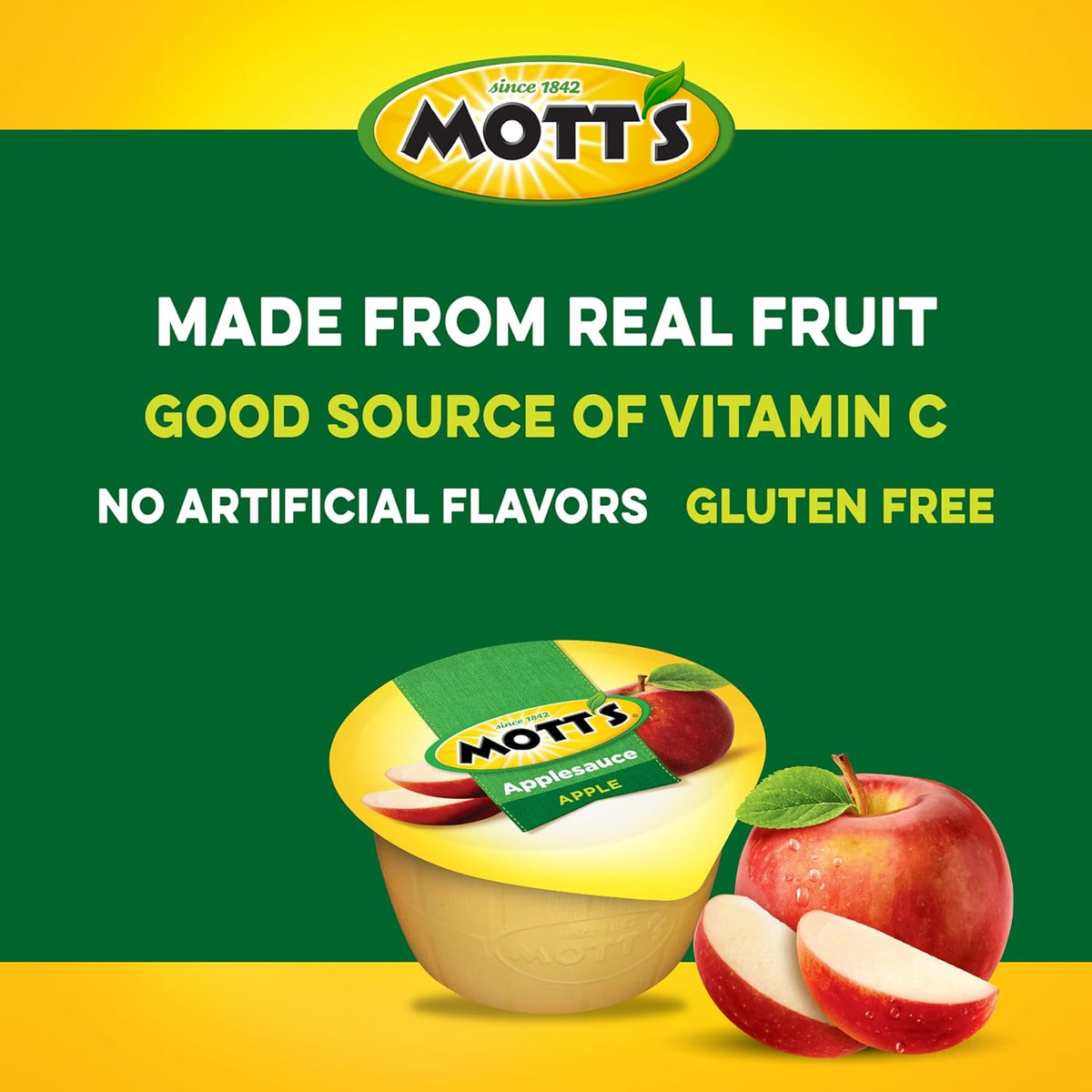 Mott's Apple Sauce Variety Pack - Safe Single Serve Snack for Children Daycare Lunches and After School Treats