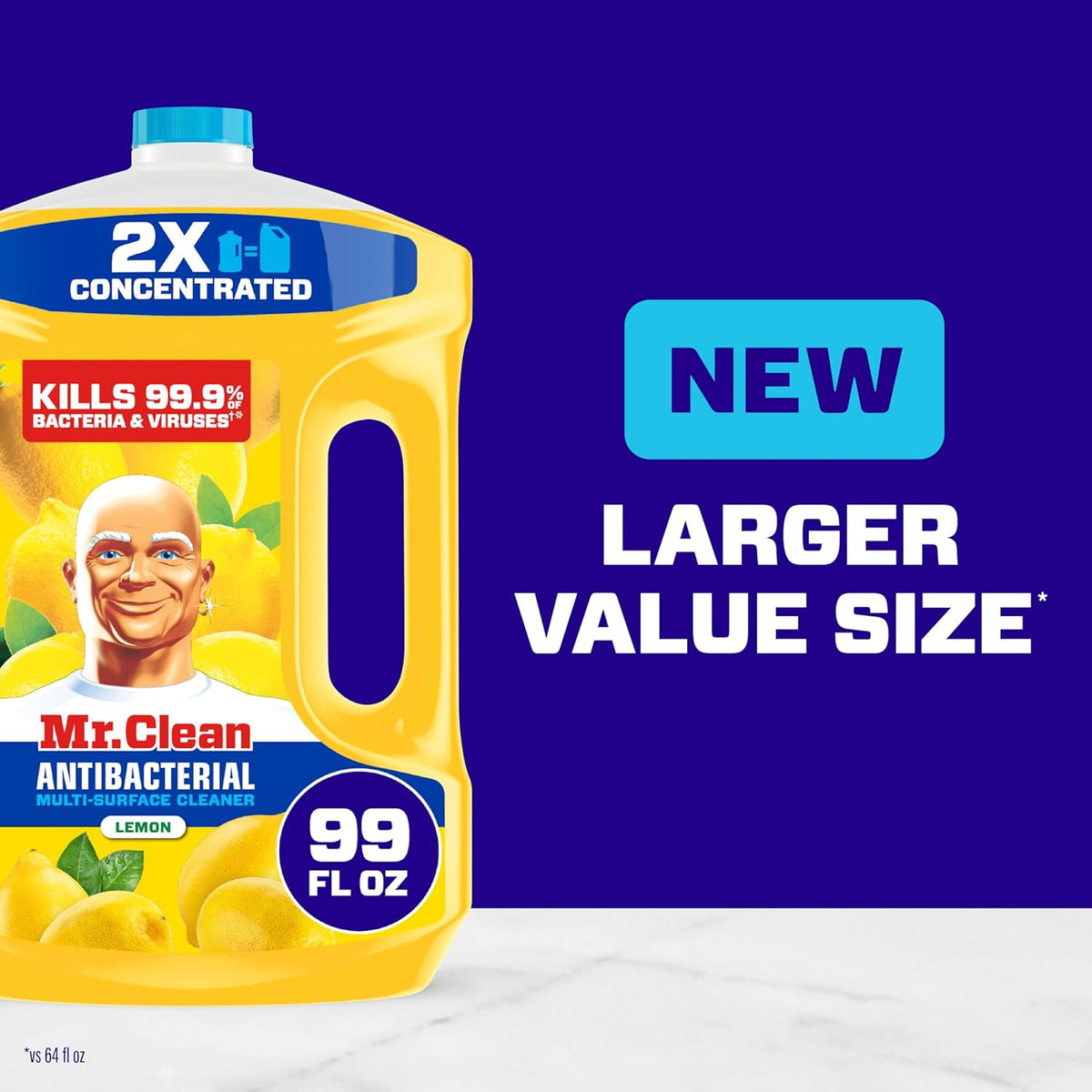 Mr. Clean Antibacterial All Purpose Cleaner, Gentle Yet Powerful Clean for Busy Homes Crawling with Small Hands