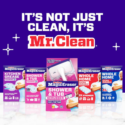 Mr. Clean Magic Eraser Sponge – Apartment Housewarming Gift for Renters, No-Chemical Bathroom Eraser