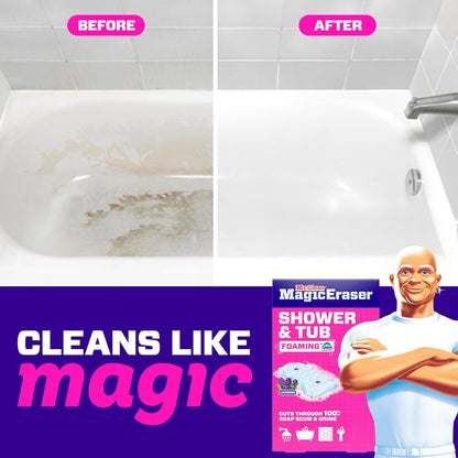 Mr. Clean Magic Eraser Sponge – Apartment Housewarming Gift for Renters, No-Chemical Bathroom Eraser