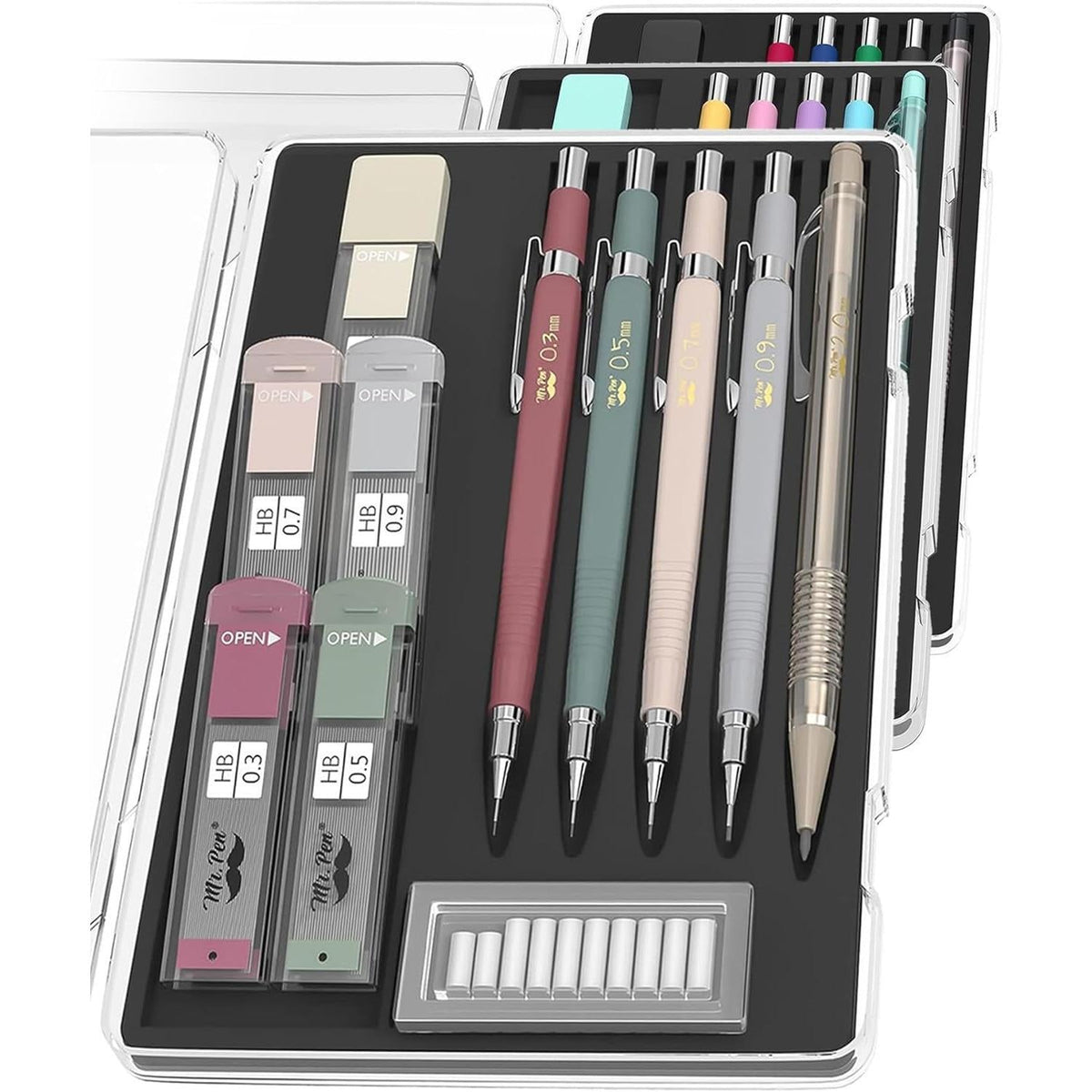 Mr. Pen- Pastel Mechanical Pencil Set – Technical Drafting Pencils for Engineers and Architects