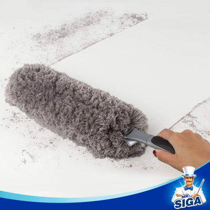 MR.SIGA Washable Microfiber Duster – Refillable Design Replacing Disposable Dusters for a Zero-Waste Home