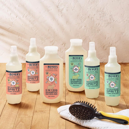 Mrs. Meyer's Clean Day 3-in-1 Dog Shampoo, Cruelty-Free and Hypoallergenic Bath for Sensitive Dogs