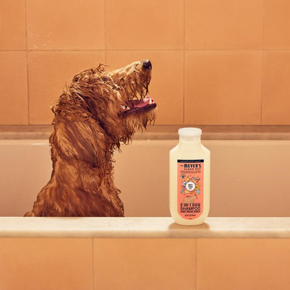 Mrs. Meyer's Clean Day 3-in-1 Dog Shampoo, Cruelty-Free and Hypoallergenic Bath for Sensitive Dogs