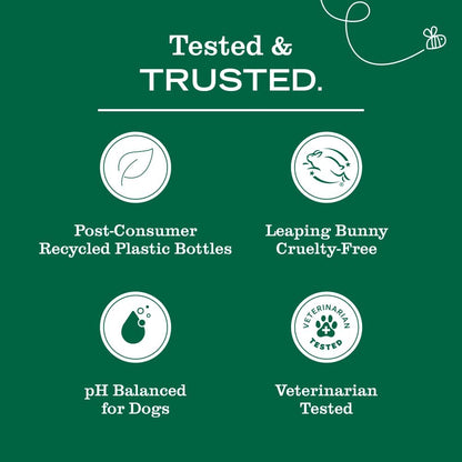 Mrs. Meyer's Clean Day 3-in-1 Dog Shampoo, Cruelty-Free and Hypoallergenic Bath for Sensitive Dogs