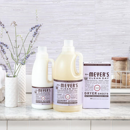 Mrs. Meyer's Clean Day Dryer Sheets – Honeysuckle & Basil Aromatherapy for Daily Calm