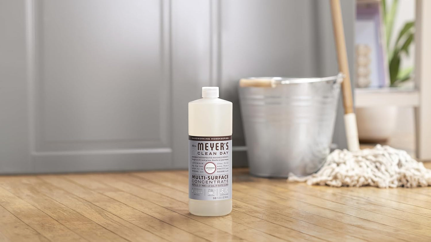 Mrs. Meyer's Clean Day Multi-Surface Cleaner – Lavender Bouquet Fragrance for Tidy Aesthetic Homes and Showcase Surfaces