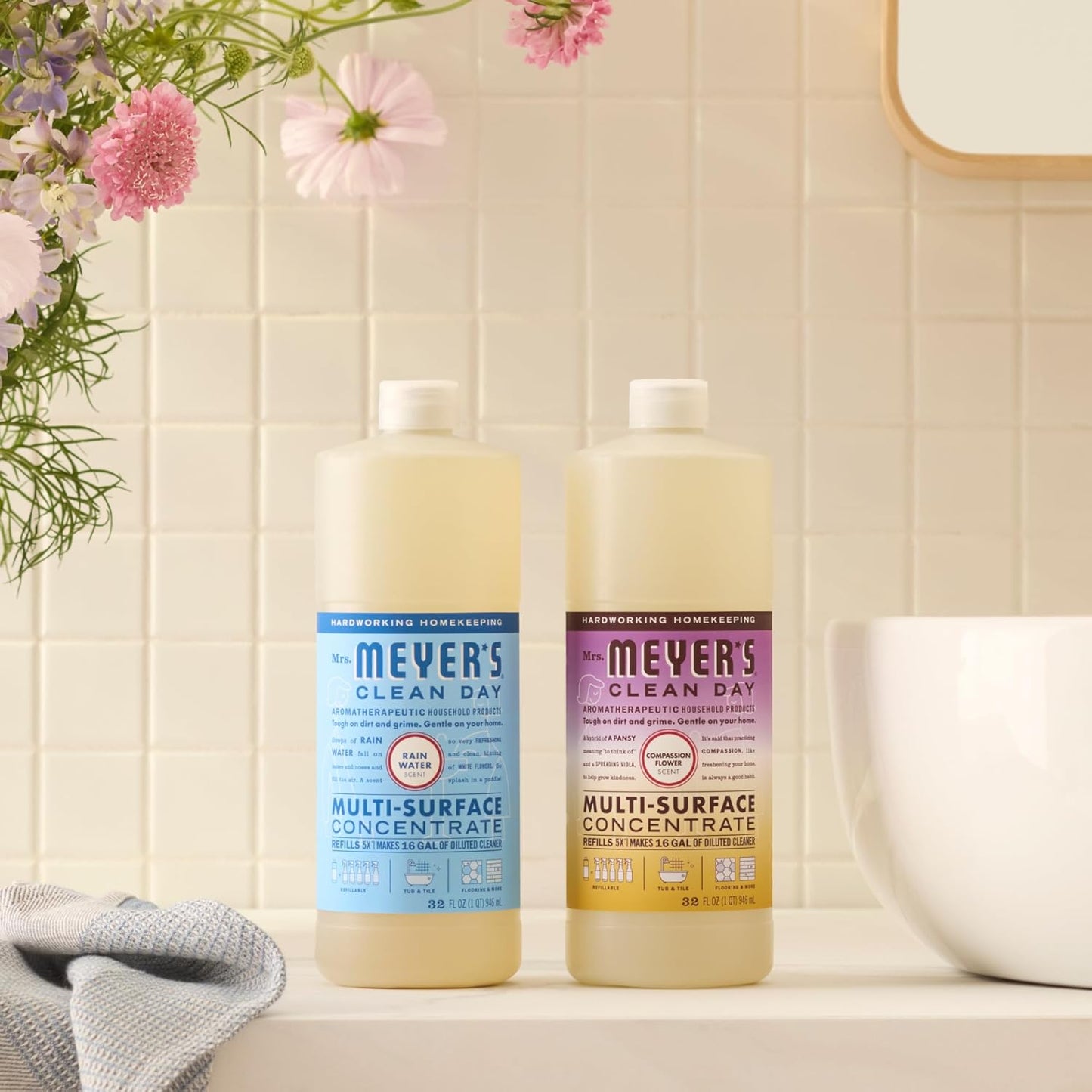 Mrs. MEYER'S Clean Day Multi-Surface Concentrate – Holiday Self-Care Gift for the Eco-Conscious Woman in Your Life