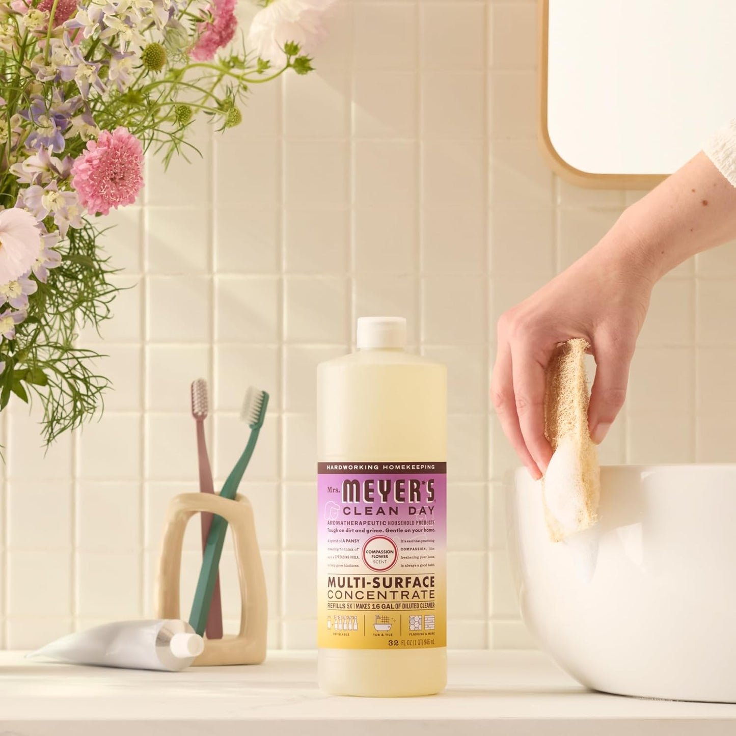 Mrs. MEYER'S Clean Day Multi-Surface Concentrate – Holiday Self-Care Gift for the Eco-Conscious Woman in Your Life