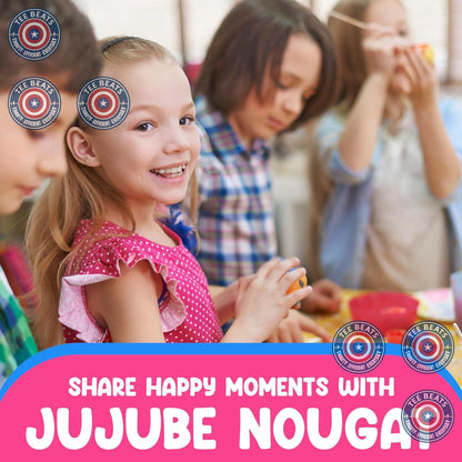 multi-colored candy variety for visual appeal in jars and buffets