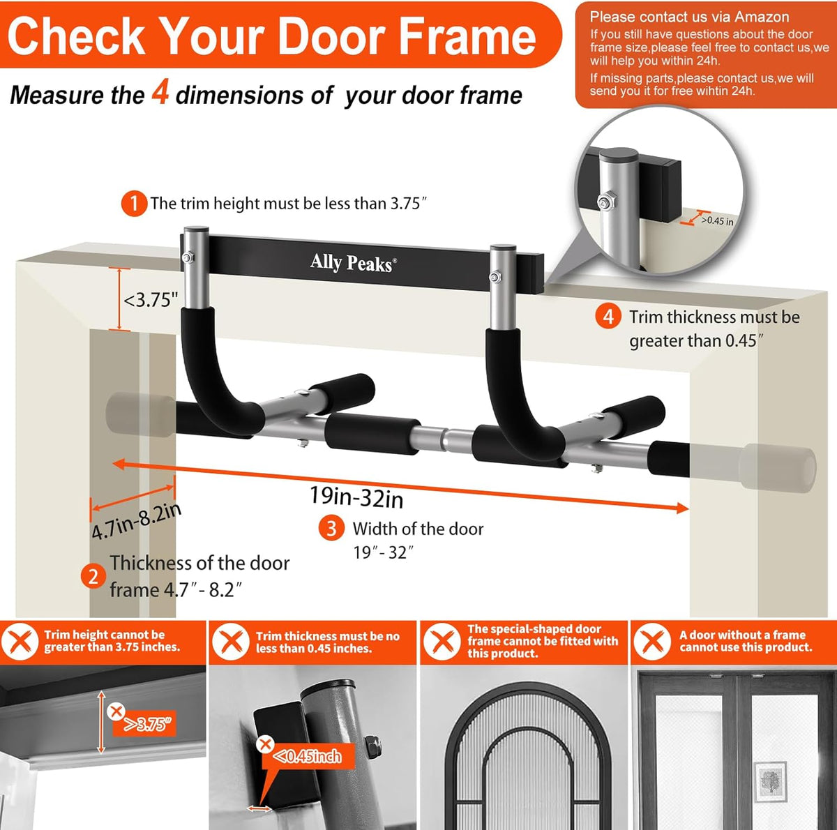 multi-grip foam-coated handles for varied pull-up styles and anti-slip comfort