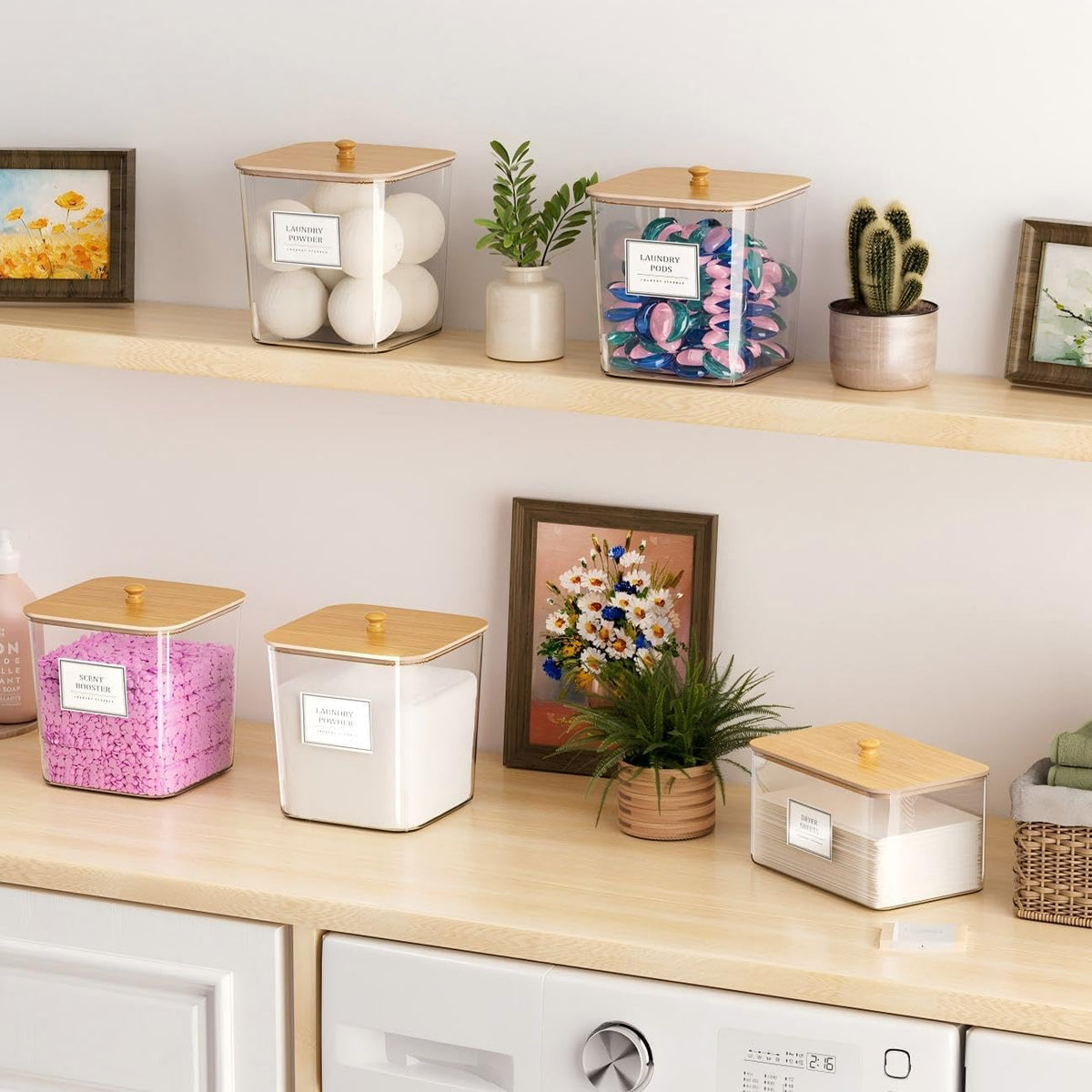 multi-pack configurations ranging from 2-pack to 4+1-pack with matching dryer sheet holder