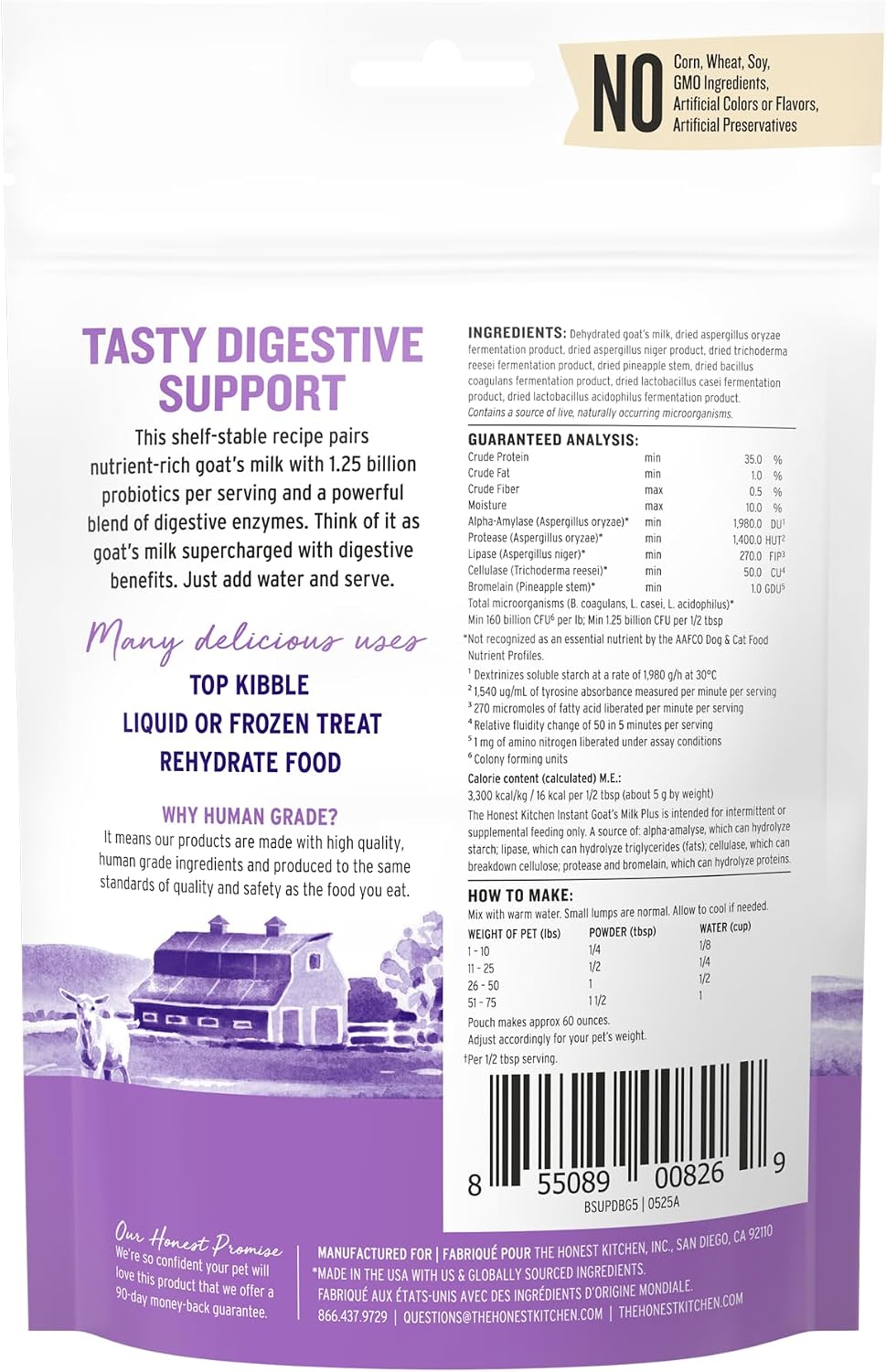 multi-strain probiotic blend including lactobacillus casei, l. acidophilus, l. rhamnosus, bacillus coagulans, and digestive enzymes from aspergillus and trichoderma fermentation