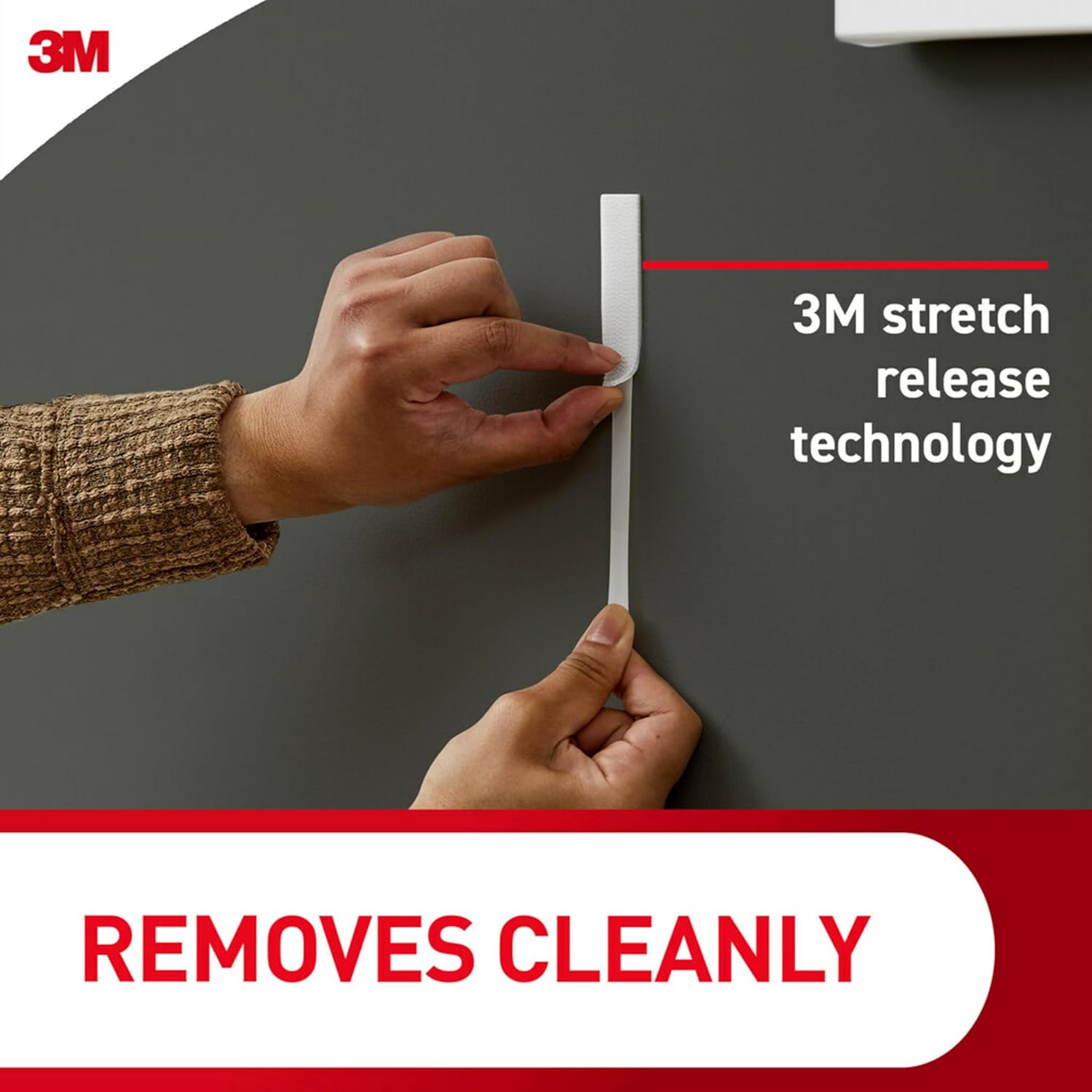 multi-surface adhesion to painted walls, painted cinderblock, and concrete