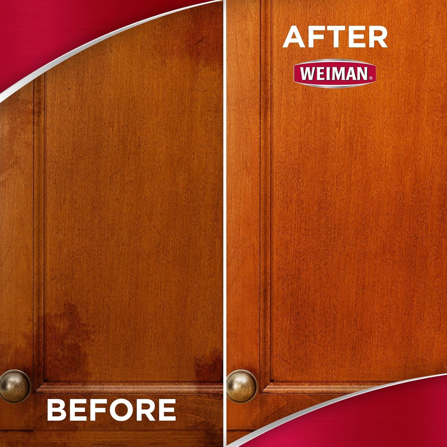 multi-surface compatibility: finished wood, painted wood, antiques, cabinets, trim, baseboards, paneling