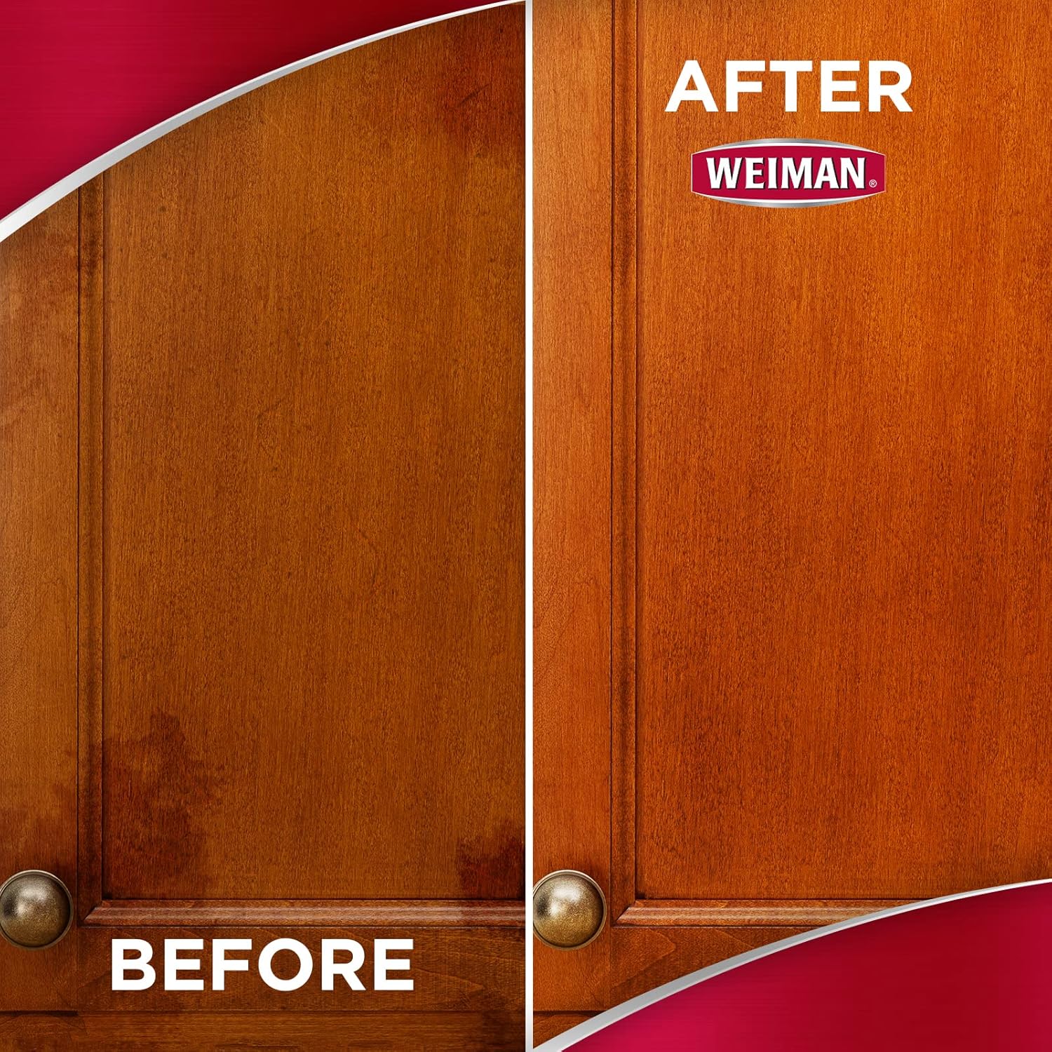 multi-surface compatibility: finished wood, painted wood, antiques, cabinets, trim, baseboards, paneling