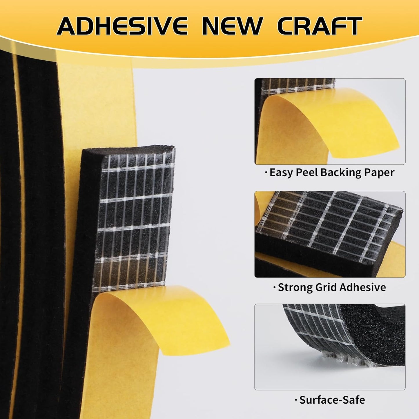 multi-surface compatibility including wood, metal, and glass