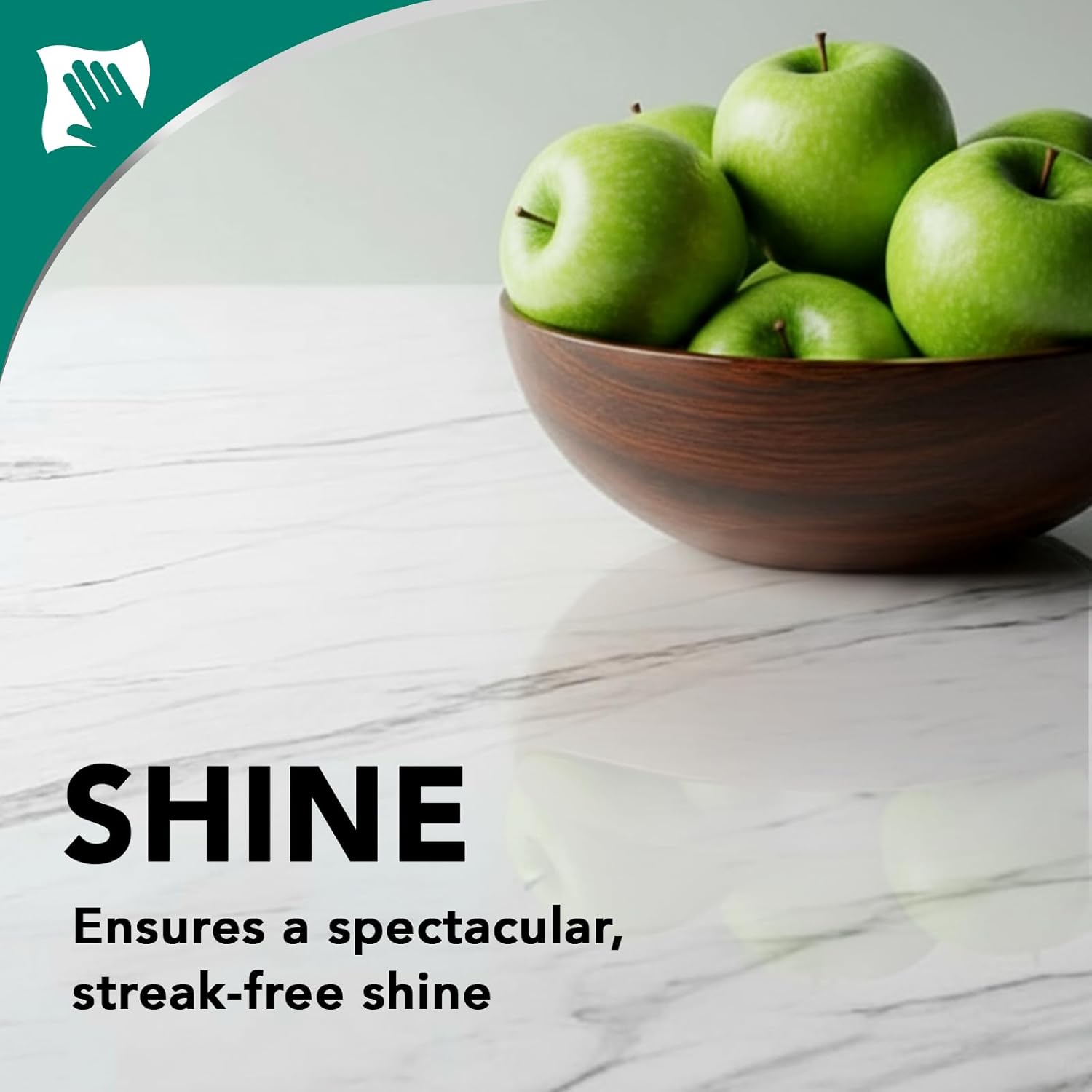 multi-surface compatibility: sealed granite, marble, soapstone, quartz, quartzite, slate, limestone, corian, laminate, and glazed tile